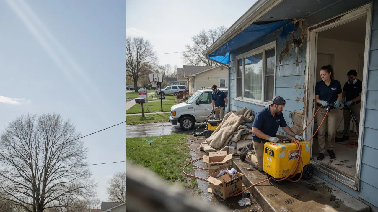 Basement Flood Cleanup in Severy, KS near me
